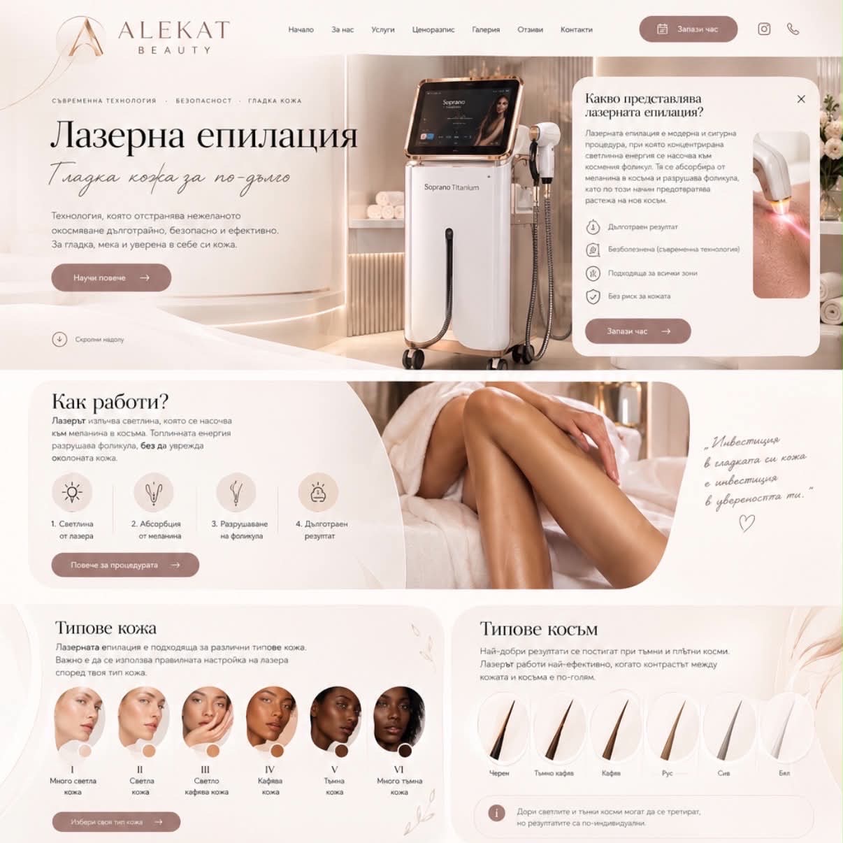 ЛАЗЕРНА ЕПИЛАЦИЯ – Alekat beauty