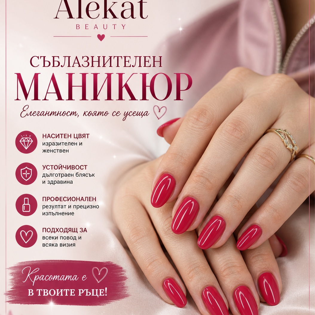 Маникюр и педикюр – Alekat beauty